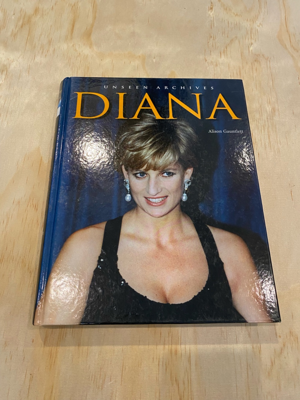 DIANA Unseen Archives Hardcover Photo Book - Blue Cover
